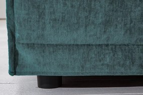 Taburete confortabil, suport pentru picioare Heaven 100cm, catifea verde albastrui A-40164 VC