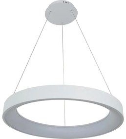 Brilagi - Lustră LED cu dimmer suspendată pe cablu FALCON II LED/99W/230V Ø 60 cm albă + telecomandă