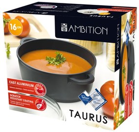 Oala cu capac 16cm, 1.5L, invelis Teflon™ Platinum Plus, Taurus