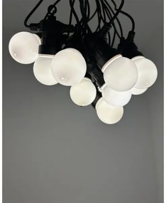 Ghirlandă decorativă LED pentru exterior 10xLED/0,36W/230V 4,5 m IP44 neagră
