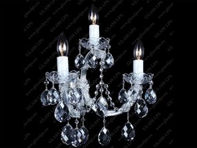 Aplica cu 3 brate Cristal Bohemia Maria Theresa