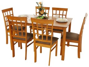 Set dining 1+6, cires, GRID NEW