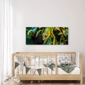 Tablou cu cameleon (120x50 cm)
