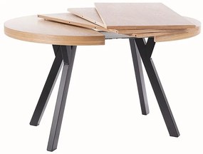 Masa de bucaterie Domingo, stejar / negru
