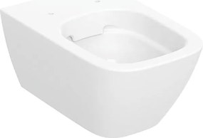 Geberit 500.208.01.1 - Vas WC suspendat Rimfree Smyle Square ceramică/alb
