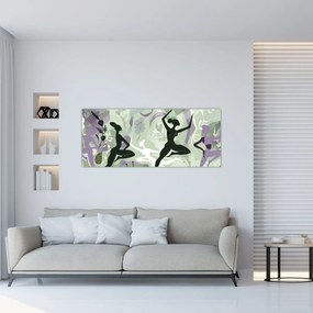 Tablou - Ilustrație de dansatori (120x50 cm)