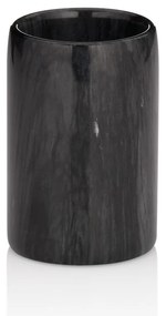 Suport din marmură pentru periuțe de dinți Kela Liron, negru