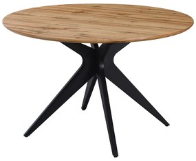 Masa Bucatarie/Dining  Rotunda Tappas MDF Stejar Sonoma Diametru 120 Cm