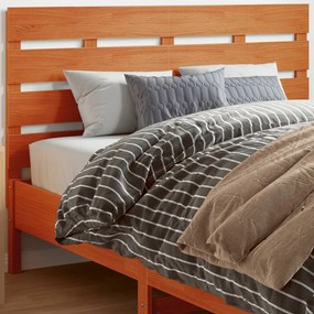 844446 vidaXL Tăblie de pat, maro ceruit, 150 cm, lemn masiv de pin