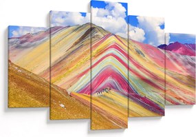 Tablou - Muntele Curcubeu, Peru (150x105 cm)