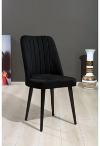 Set 2 buc. scaune sufragerie Verdo (Negru) . 1102621