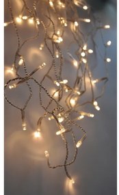 Perdea LED de Crăciun de exterior Solight 1V40-WW-1 120xLED/8 funcții 9m IP44 alb cald