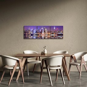 Tablou - Manhattan (cu ceas) (90x30 cm)