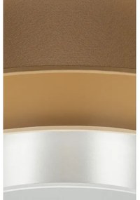 Plafonieră LED Duolla LUNETA LED/26W/230V d. 60 cm 4000K maro/auriu
