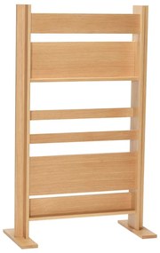 Paravan în culoare naturală cu aspect de lemn de stejar Forma – Hübsch