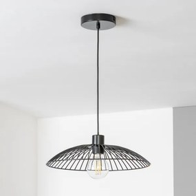 Lampă suspendată LED pe cablu CERIA WIRE 1xE27/40W/230V, Ø 38 cm, negru