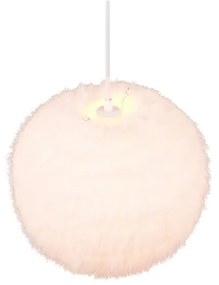 Lustră crem ø 35 cm Furry – Trio