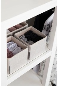 Set 3 organizatoare Bigso Box of Sweden Drawer, bej