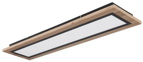 Plafoniera LED Lea 67292D, 24W, 1000lm, lumina calda, IP20, maro+neagra, Globo Lighting