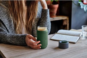 Cană de voiaj verde din sticlă 340 ml – Black + Blum