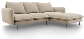 Colțar cu șezlong pe partea dreaptă Cosmopolitan Design Vienna, bej