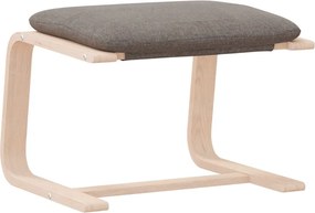 vidaXL Taburet, gri taupe, 51 x 41 x 40 cm, material textil