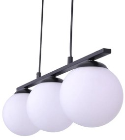 Pendul, Lustra Suspendata Moderna, Negru, 3xE14, GLOBE