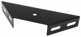 Coltar metalic pentru imbinare rame pat, 235x165x135x32x1 mm, vopsit negru