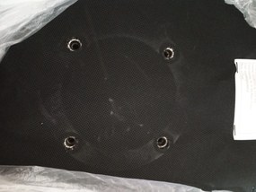 OFERTA Scaun de bar albastru VELVET KAST cu picior negru II. calitate