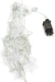 Aigostar - Instalație LED de Crăciun pentru exterior 120xLED/6W/230V/8 funcții 3x0,7m IP44 alb rece+telecomandă