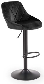 Scaun tip bar Henrietta (negru). Promo -7%. 1039559