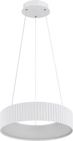 Globo 15924W - Lustră LED suspendată pe cablu KEMP LED/45W/230V Ø 46 cm, alb