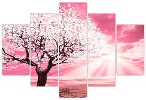 Tabloul cu pomul roz (150x105 cm)