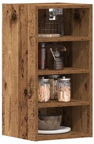 vidaXL Dulap suspendat “Riga”, lemn vechi, 30x29,5x60 cm