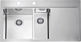 Chiuveta inox Alveus Pure 60 stanga 98x53 cm