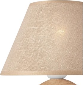 Abajur de rezervă JUTA E27 d. 19 cm bej