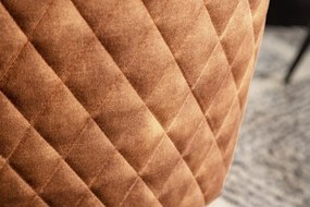 Set 2 scaune moderne pivotante Euphoria maro