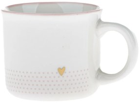 Cană de porțelan Inimioară aurie 100 ml