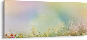 Tablou - Pajiște pictată 2 (120x50 cm)