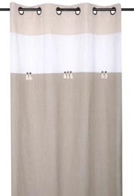 Draperie living bumbac Albertine Naturel 140x260 cm