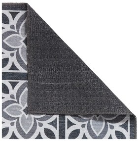 Covor tip traversă gri închis lavabil 76x230 cm Victoria Grey – Think Rugs