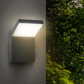 Brilagi - Aplica de exterior LED RIANO, 8W, 230V, antracit, IP65