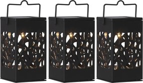 Set de 3 felinare solare cu LED-uri suspendate Star Trading Izola, înălțime 11 cm