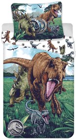Jurassic World Trio Set de lenjerie de pat 140x200 cm, 70x90 cm