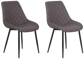Set 2 buc. scaune pentru sufragerie Masar (maro închis). 1009932