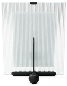 Ramă foto neagră cu picior de susținere din sticlă 19x23 cm Flute – Umbra