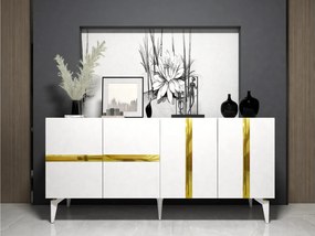 Dulap Vekika 1 (albă + auriu) . 1093525