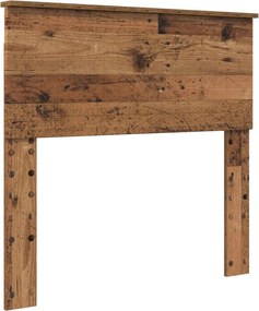 vidaXL Tăblie cap Lemn Vechi 90 cm Lemn compozit