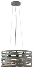 Lustră gri cu abajur din metal Marisa – GTV