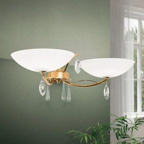 Aplica de perete OPALDESIGN, auriu mat